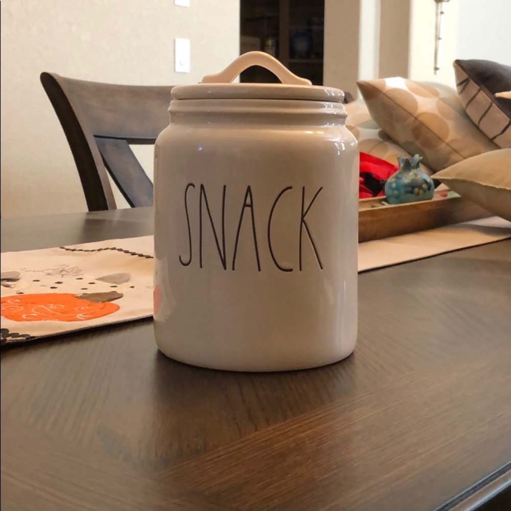 Rae Dunn SNACK canister
